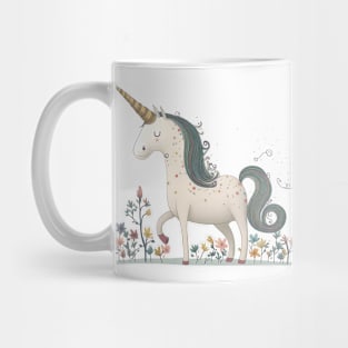 Unicorn in the meadow Mug